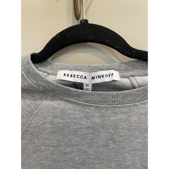 NWT $88 Limited Edition Rebecca Minkoff Gray Sweater Cotton‎ Blend Size XSmall - Picture 2 of 5